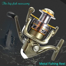 Высокое качество 6 подшипников Передняя тяга спиннинговая Рыболовная катушка с металлической головкой Molinete Para Pesca Daiwa спиннинговая катушка