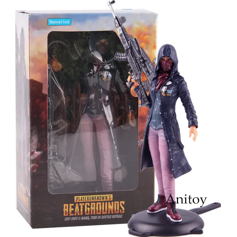  PUBG Playerunknow's BattleGrounds Hot Game Battle Loyale Girl Faith Suit Ver. PVC Haocaitoy Action 