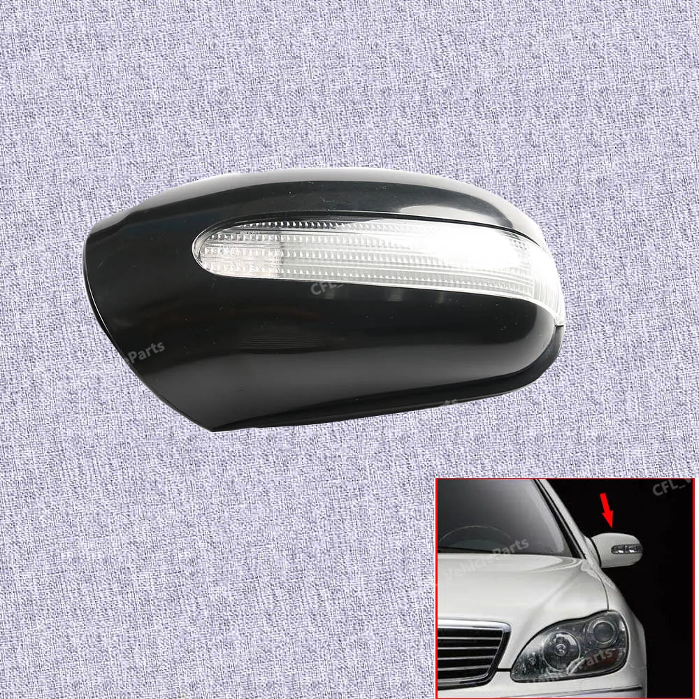 Левый и правый зеркало передней дверцы Корпус крышка поворота светильник 2208100164 2208100264 для Mercedes S430 S500 CL500 2000-2003