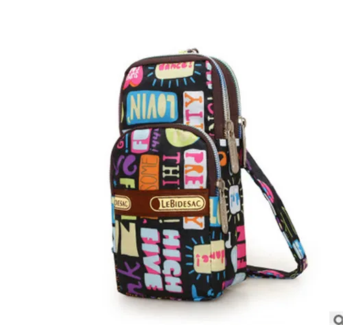 Модный чехол для мобильного телефона, наплечная сумка для мобильного телефона, чехол на пояс, кошелек, кошелек, женская сумка для мобильного телефона 3D20 - Цвет: B