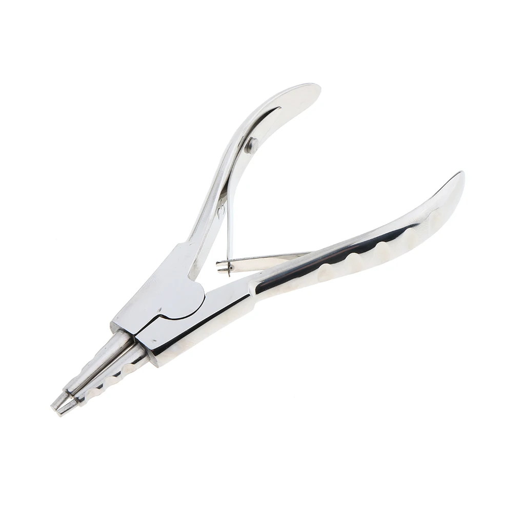  6'' Stainless Steel Ring Opener Piercing Tool Hoops Captive Bead Jewelry Forceps Opening Pliers