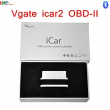 10 шт./лот DHL Vgate iCar2 Bluetooth OBD2 OBDII автоматический диагностический сканер инструмент уровень ELM327 Поддержка Bluetooth Android