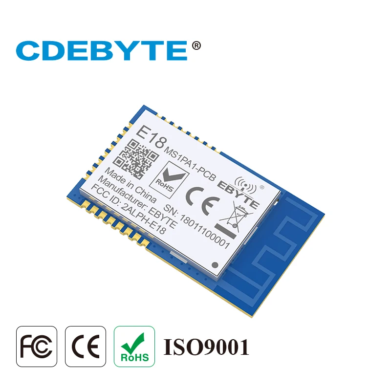 E18-MS1PA1-PCB Zigbee IO CC2530 PA 2,4 ГГц 100 мВт PCB антенна IoT uhf беспроводной приемопередатчик и приемник радиочастотный модуль