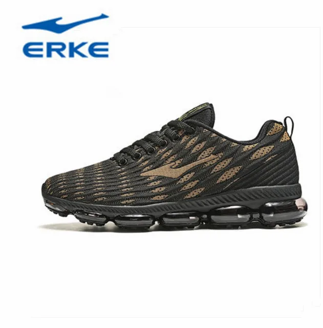 

Erke male running shoes new full palm cushion running shoes shock absorption wear sports sports shoes
