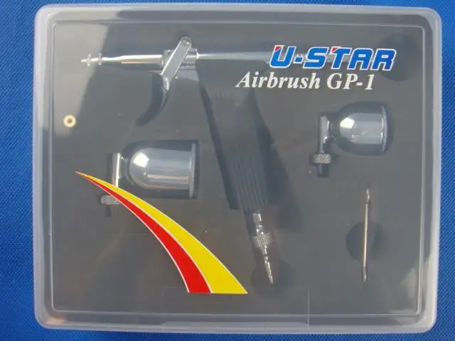 Verwonderlijk Goede Koop U STAR GP 1 Airbrush Set Double action Trigger Air verf KK-26