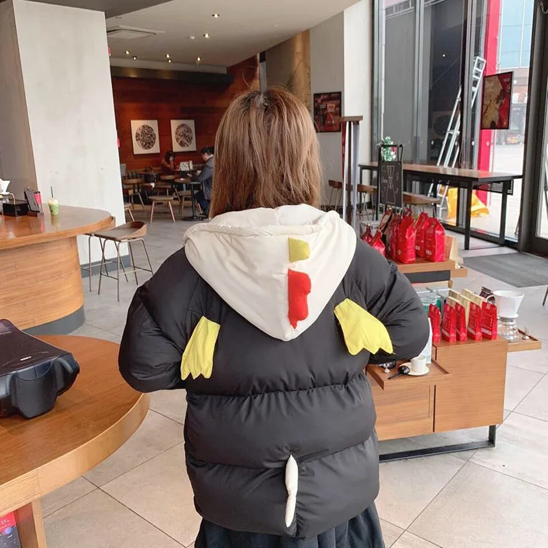 2019 Cutumn Winter Jacket Women's Fashionable New Cotton Dress Women's Short Version Han Edition Thick Down Cotton Garment Cost