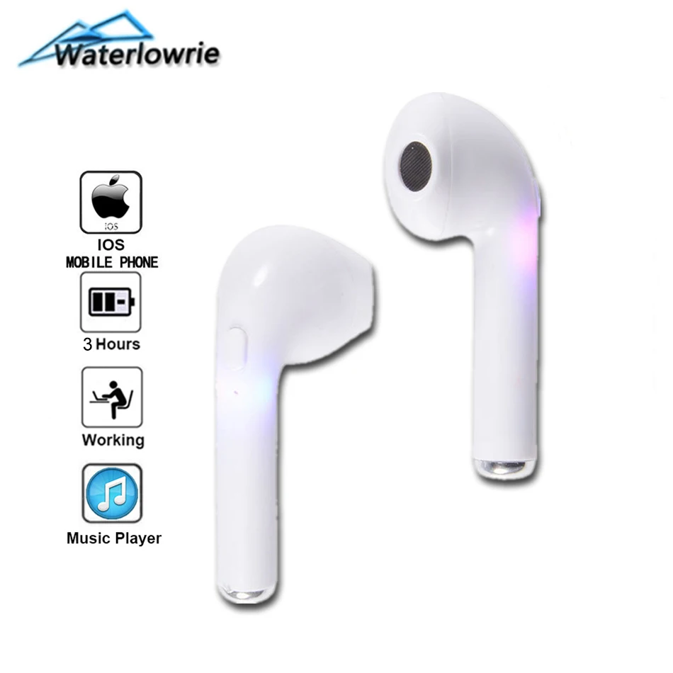 WaterLowrie Mini Earphones Bluetooth Wireless Earbuds Driving Handsfree