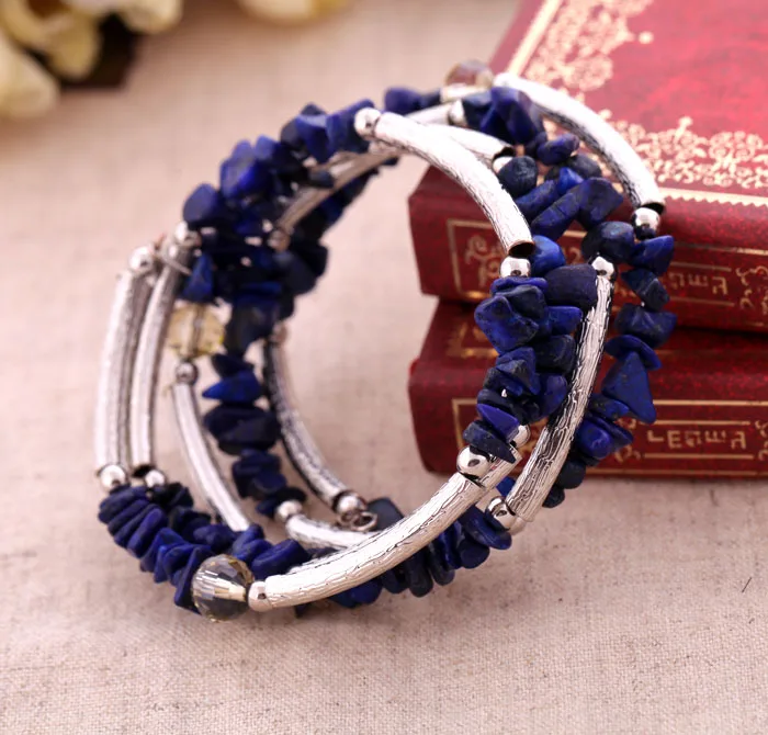 

Fashion accessories natural stone Women elastic bracelet Factory Wholesale