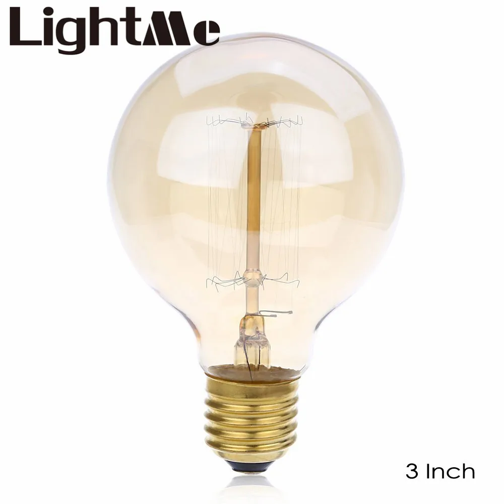 High Quality Lightme G80 230V 40W E27 110 120LM 19AK Retro LED Bulb