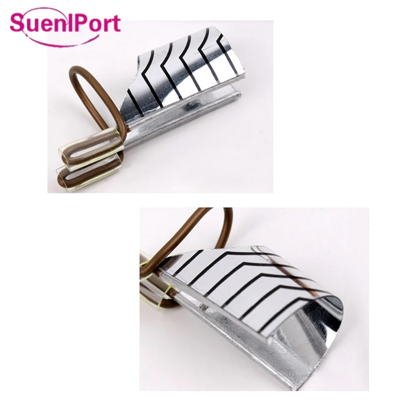 SunelPort5pcs многоразовые трафареты для ногтей Золотой Серебряный ноготь формы УФ