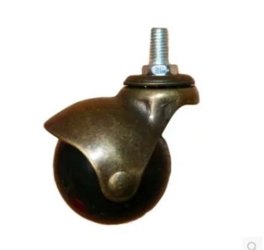 

2Pieces/Lot M10 Diameter:48mm Bronze Color Spherical Ball Universal Wheel Caster