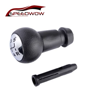 

SPEEDWOW 5 Speed Manual Transmission Gear Shift Knob With Sleeve Adapter Lever For Peugeot 106 206 306 406 806 107 207 307