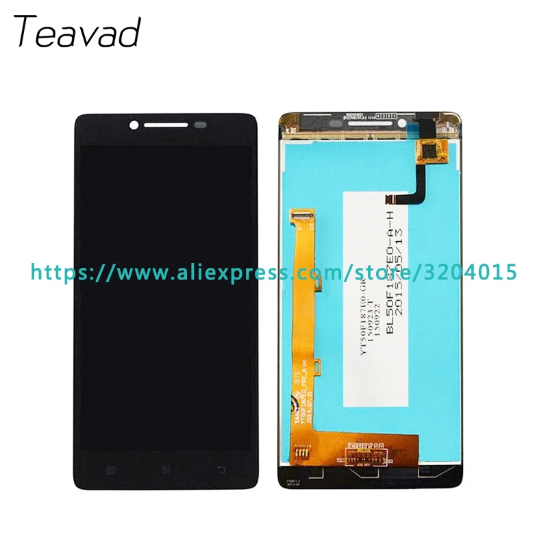 High Quality 5.0'' For Lenovo A6000 LCD Display Screen With Touch Digitizer Assembly Repair Parts Free shipping | Мобильные