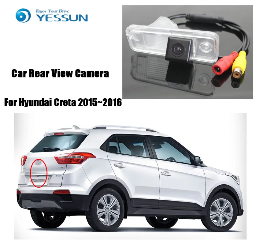 

YESSUN For Hyundai Creta 2015~2016 Car Rear View Back Up Reverse Parking Camera CCD Night Vision Waterproof