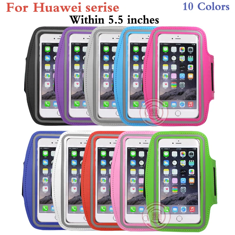 

5.5 inch Running Jogging Sports GYM Arm Strap Case Cover for Huawei P10 P7 P8 P9 honor 8 lite nova Magic Waterproof Phone Bag