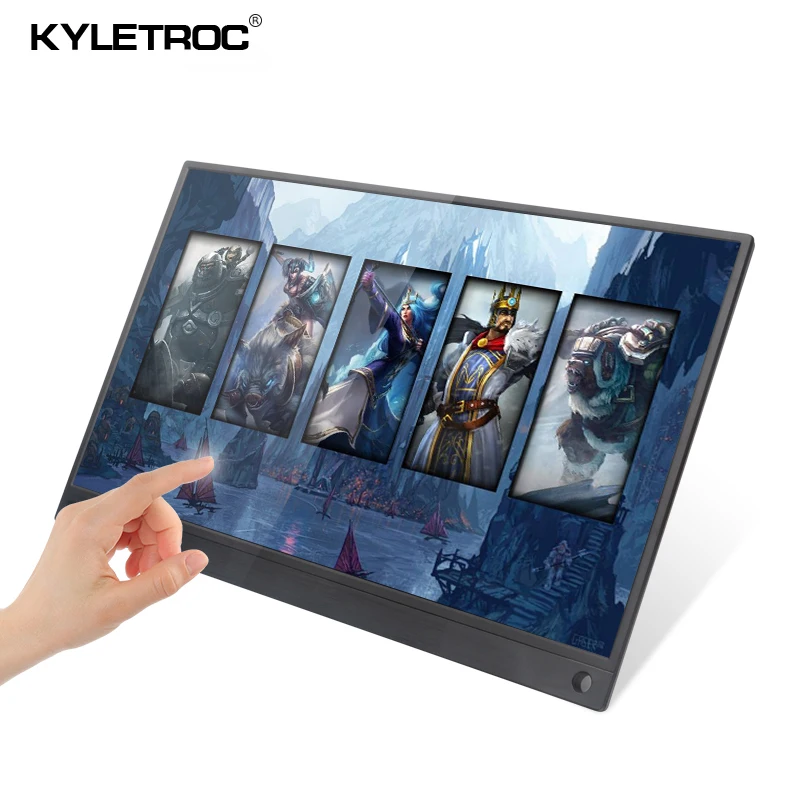 

15.6 inch1920x1080 IPS LCD HD Monitor Computer PC Display Color Screen 2 Channel Video In Security Monitor With Speaker HDMI