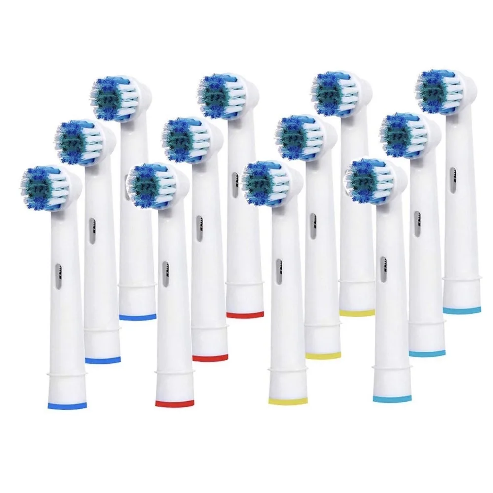 

Compatible Replacement Brush Heads-Pack Of 12 Electric Toothbrush Assorted Heads-with Oral B Electric Toothbrush Precision Clean