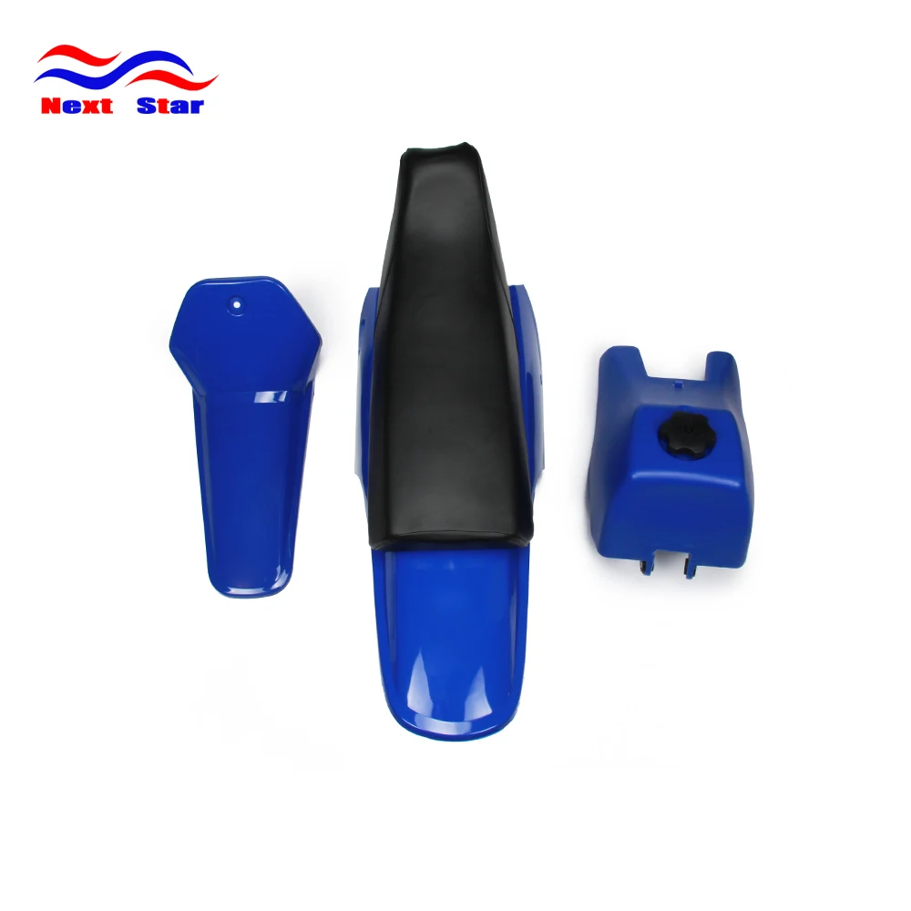 Complete Plastic Body Fenders Shell Cover Gas Fuel Tank Seat Kit For