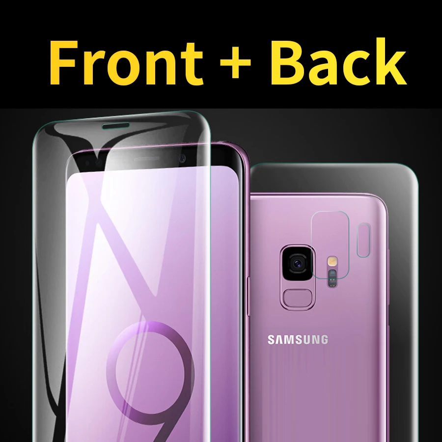 

For Samsung Galaxy Note 9 8 A8 A9 A7 2018 S10 S9 S8 PLUS S10E Full Cover Screen Protector Silicone TPU Film Hydrogel Sticker
