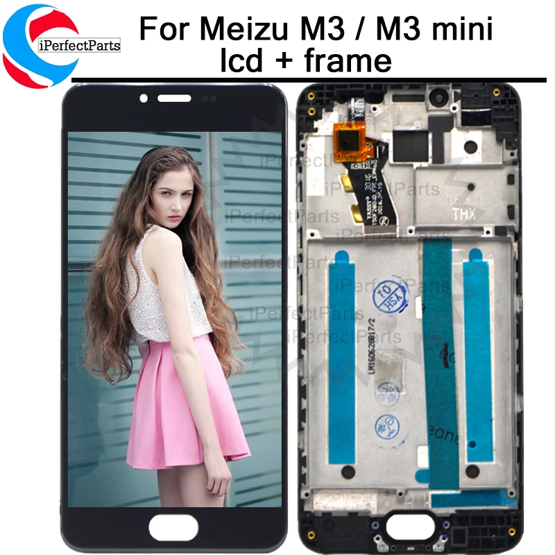 

For Meizu M3 mini LCD Display+Touch Screen Digitizer+Frame For Meizu M3 mini/For Meilan 3 LCD M688Q M688C M688M M688U