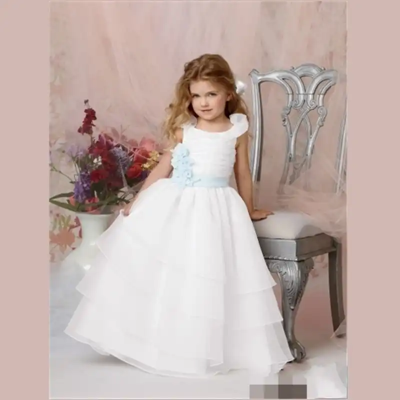 organza flower girl dress