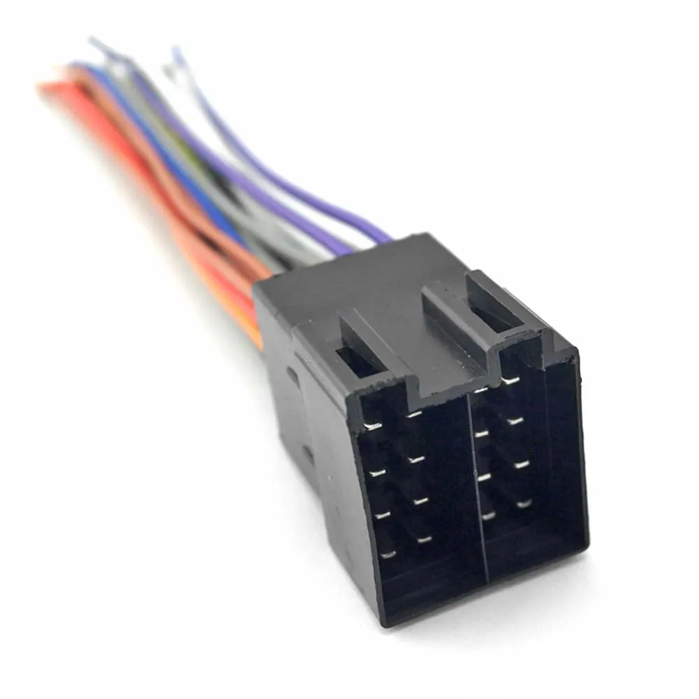 

Universal Male ISO Radio Wire Wiring Harness Adapter Connector Car Adaptor Plug for Volkswagen Citroen Audi Free Ship