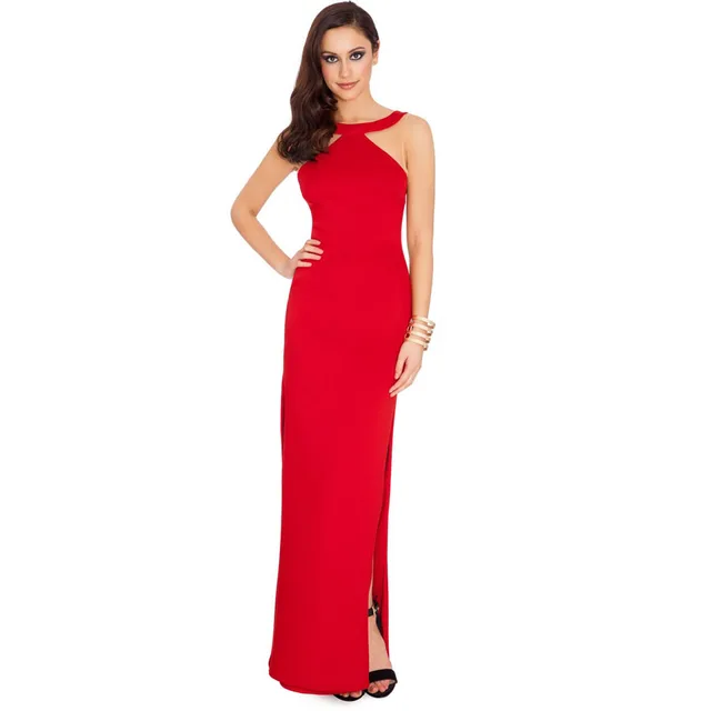 Red Halter Dress