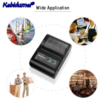 

Kebidumei Mini Bluetooth Printer Thermal Printer Pocket Portable Ticket Receipt USB Wireless For Windows Android IOS 58mm