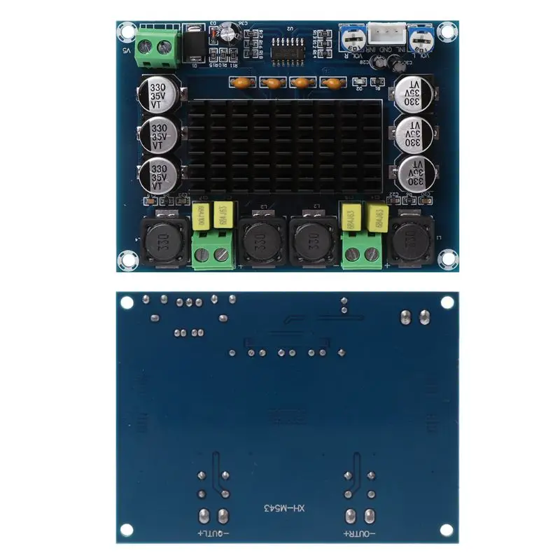 2x120 Вт TPA3116D2 двухканальный стерео усилитель высокой мощности цифровой аудио доска