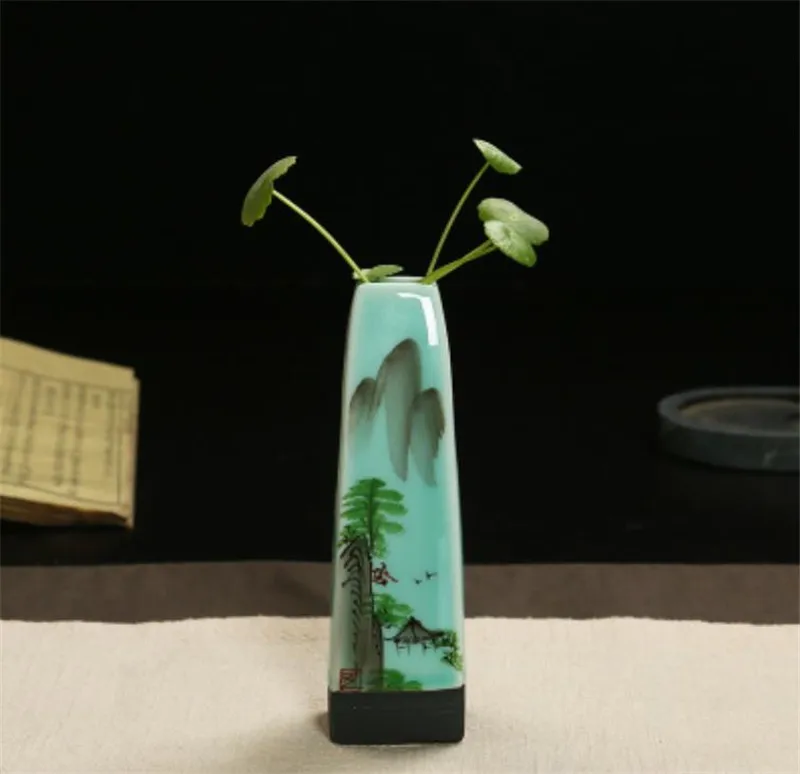 Acquista all'ingrosso online blu vaso di ceramica da grossisti blu ... Vasi da interno in ceramica