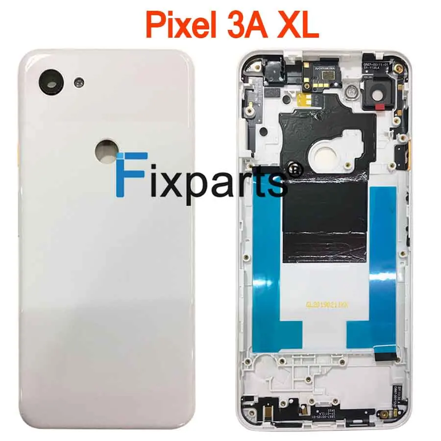 Полный для Google Pixel 3A Задняя крышка батареи Корпус чехол запасные части для Google Pixel 3A XL крышка батареи