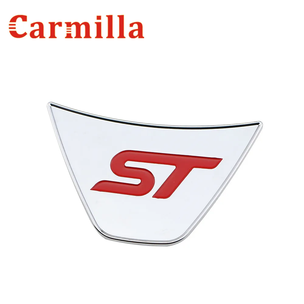 Carmilla руль логотип ST крышка наклейка для Ford New Fiesta Ecosport 2009 2010 2011 2012 2013 Аксессуары
