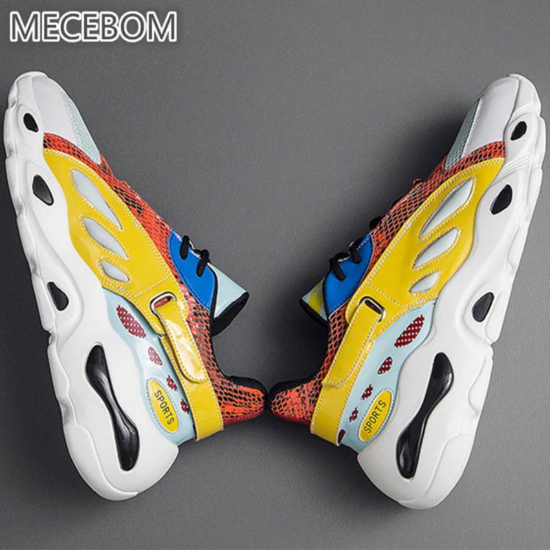 

Mecebom Women Casual White Canvas Shoes Vulcanized Flat Heel 2018 8312W Sneakers Platform Loafer Tenis Feminino Light Breathable