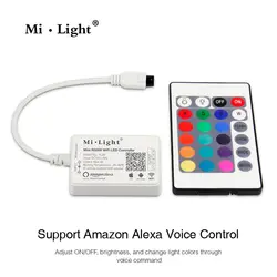 Mi light YL2S mi ni RGBW Wi светодио дный Fi led управление Лер Amazon Alexa смартфон приложение ИК дистанционное управление для светодиодные ленты