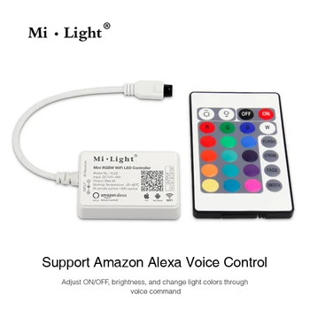 

mi light YL2S mini RGBW WIFI LED Controller Amazon Alexa Smart phone APP IR Remote Control For LED Strip