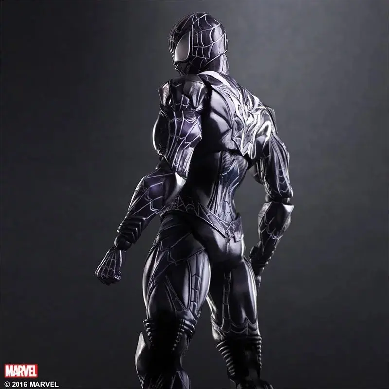 PLAY ARTS 27 см черный и красный Человек-паук тьма Человек-паук Мстители супер герой фигурка модель игрушки