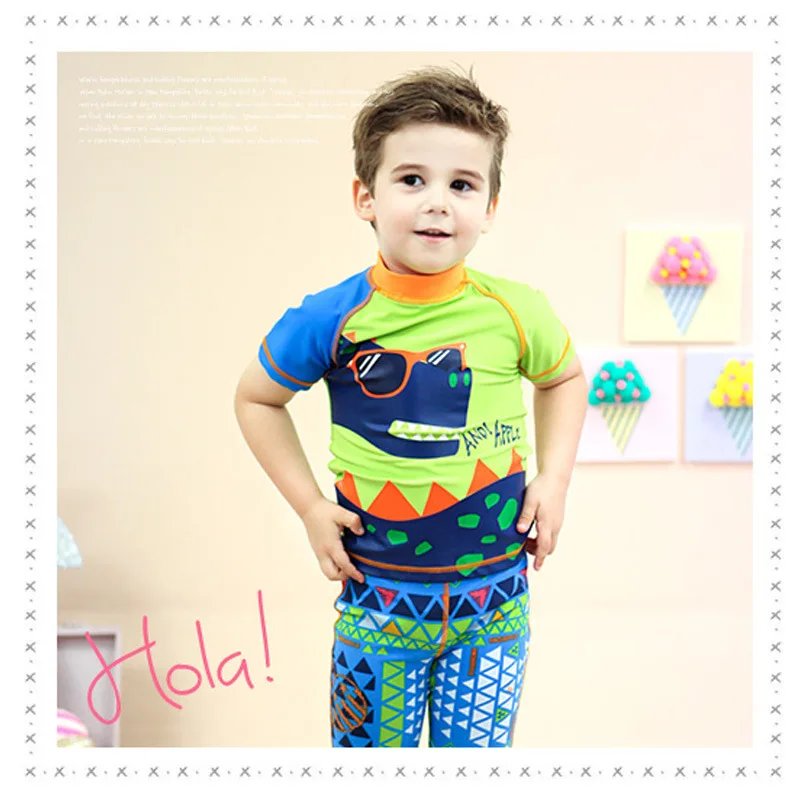 2016 Hot sale Kids Swimsuit Boys Swimming Suits Children Boys Surfing Suit Baby Boys Kids