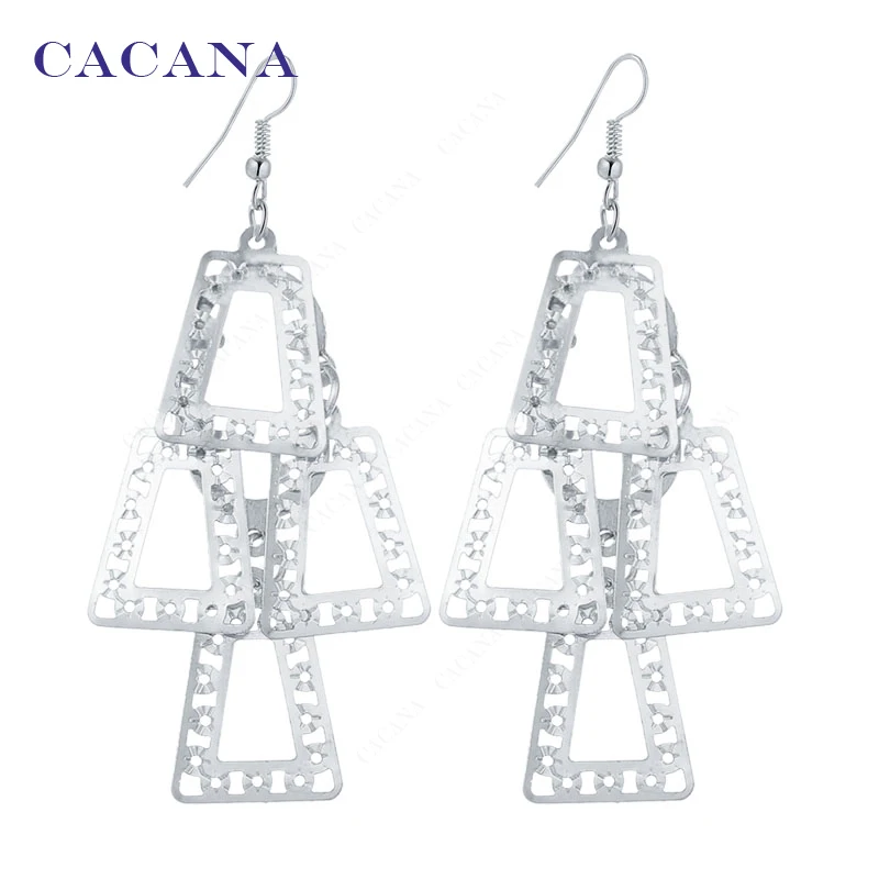 CACANA Earrings Dangle Long Earrings For Women Chimes Shape Fashion Bijouterie Hot Sale No.A449
