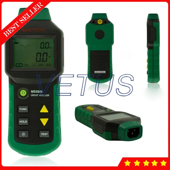 Mastech MS5908 Туре RMS circuit анализатор с низкой Напряжение линии разлома GFCI тестер |