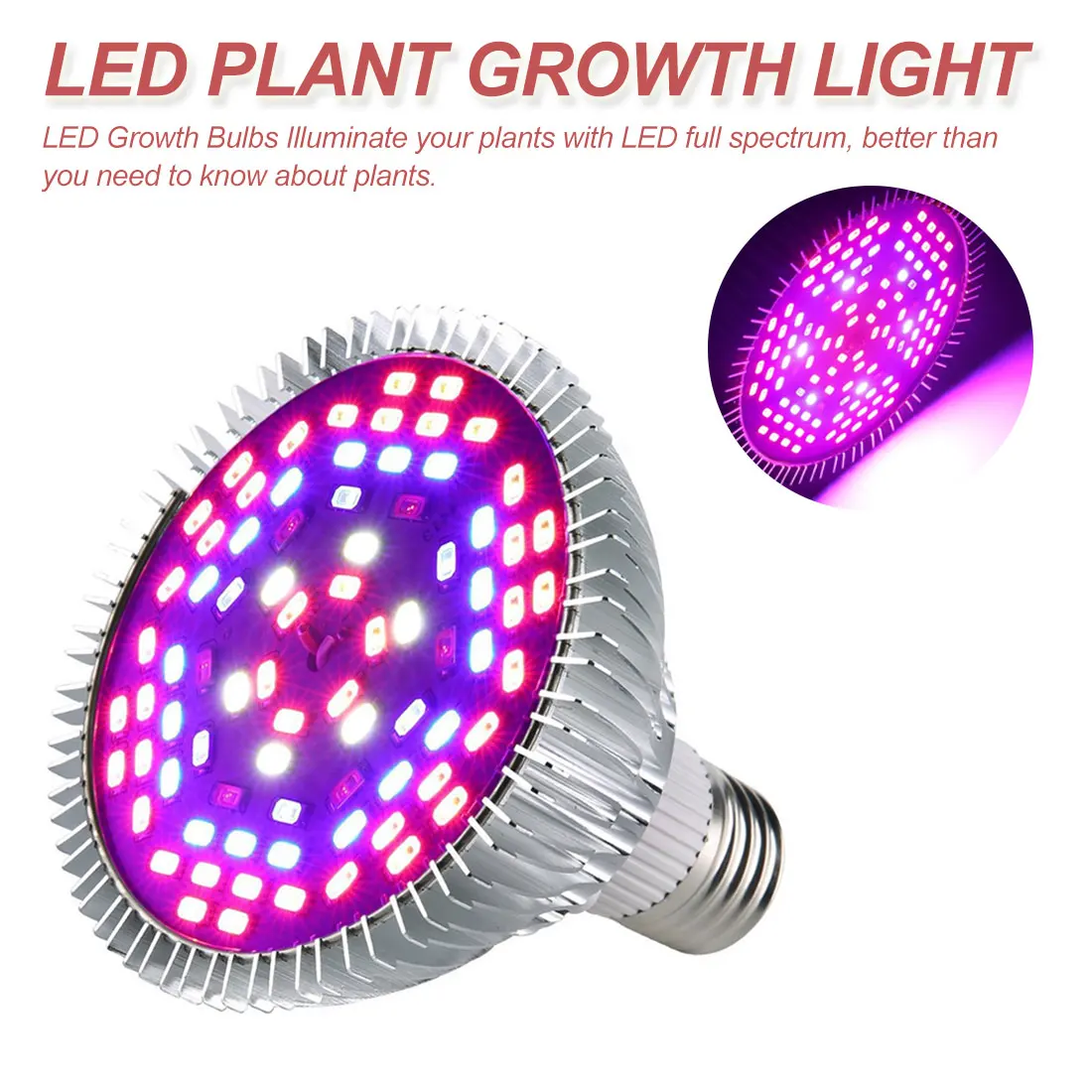 Полный спектр светодиодный свет для выращивания 150 светодиодный s растительный светильник светодиодный светильник для растения для аквариума семена цветов садовая овощная теплица E27
