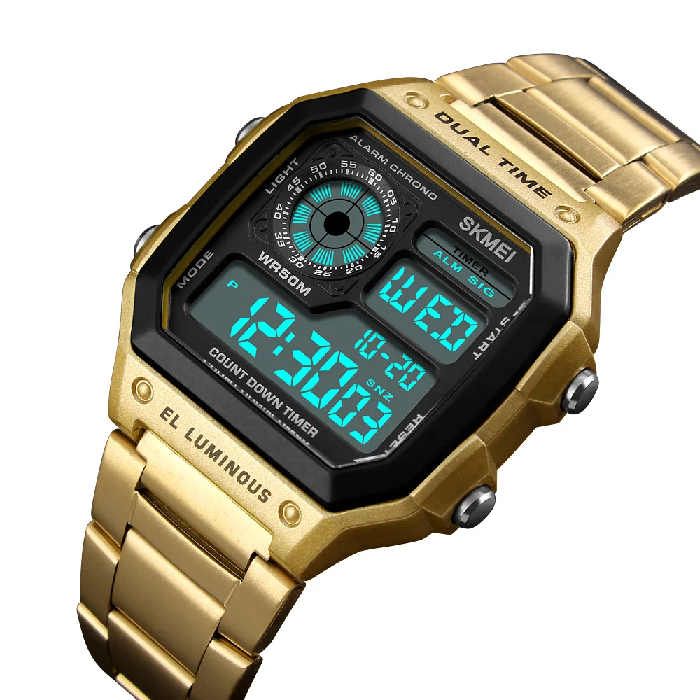

2018 SKMEI Smart Watch Clock Mens Watches Top Brand Luxury Silicone Strap Army Military Sport Wrist Watch Relogio Masculino