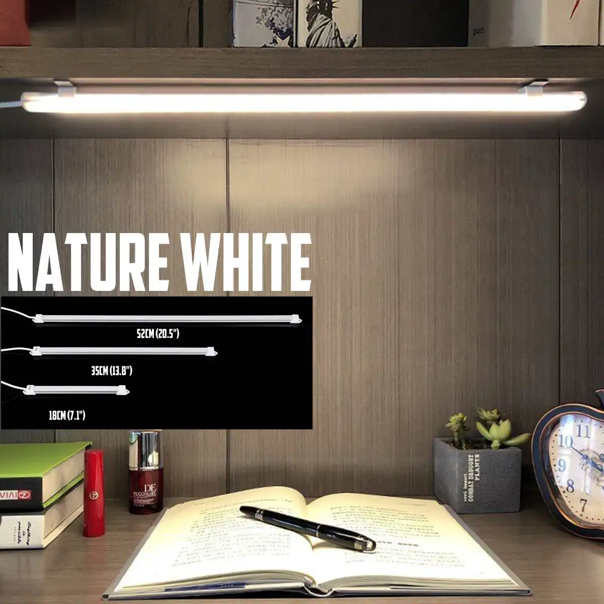 

18cm/35cm/52cm USB LED light Tube Eyes Protection LED Rigid Strip USB Rechargeable Night Lights Reading Light