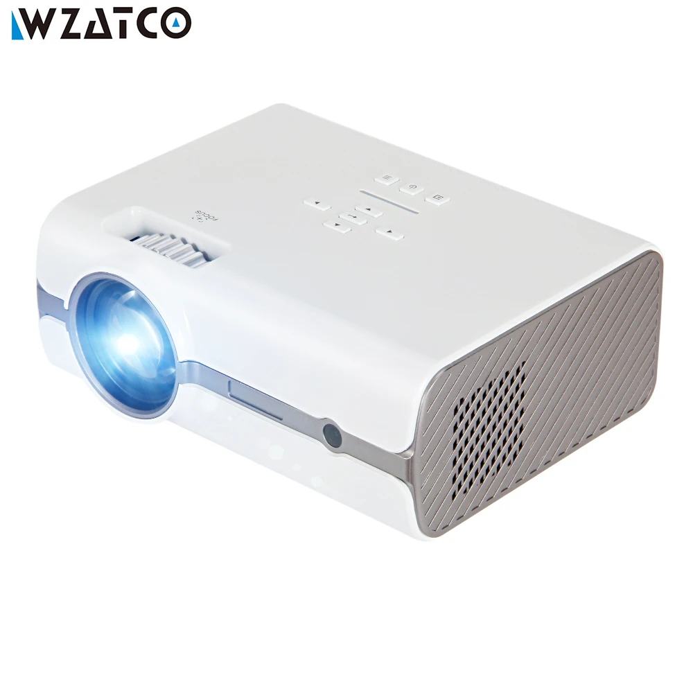 WZATCO CT68S 2000lu Portable MINI LED Projector Wifi Upgrade Android 7.0 Home theater Proyector Beamer Support Full HD 1080P 4K WZATCO CT68S 2000lu Portable MINI LED Projector Wifi Upgrade Android 7.0 Home theater Proyector Beamer Support Full HD 1080P 4K