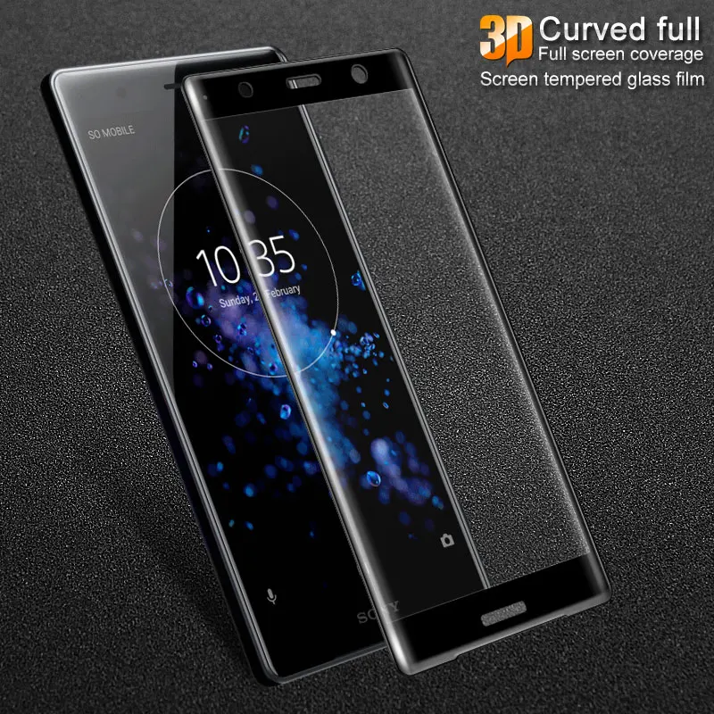 IMAK 3D изогнутая пленка из закаленного стекла для sony Xperia XZ Premium XZ X XZ1 XZ2 Compact Premium XA1 XA2 Ultra Plus защита экрана