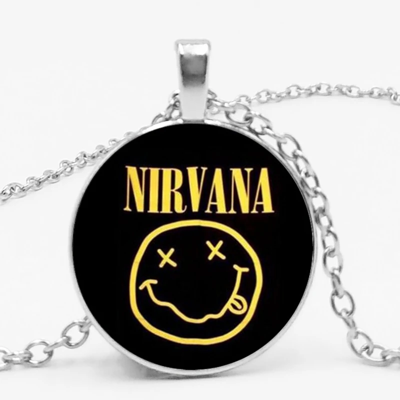 2019/Модная Популярная Рок Группа Smile Nirvana Band Хрустальная подвеска ожерелье