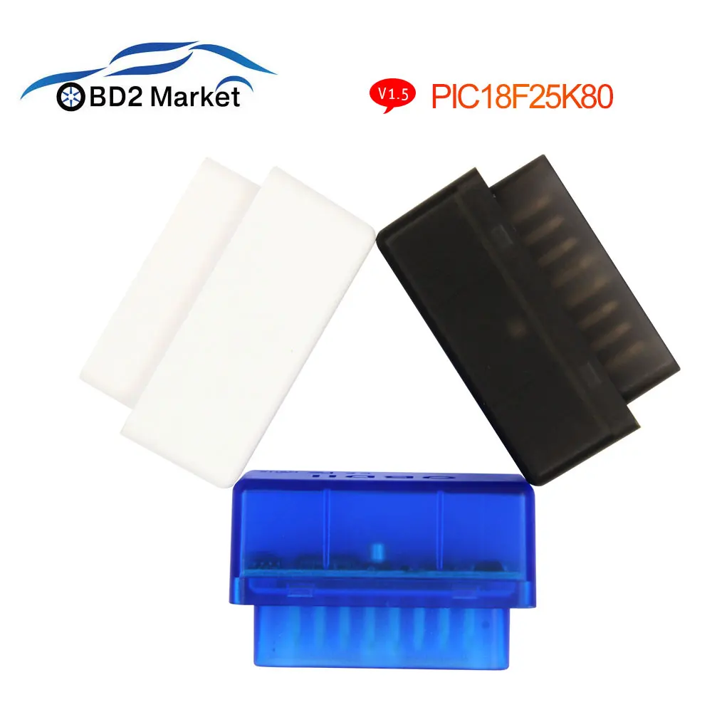 Сканер OBD2 elm327 V1.5 PIC18F25K80 obd2 для автомобилей адаптер bluetooth ELM327 автомобильный