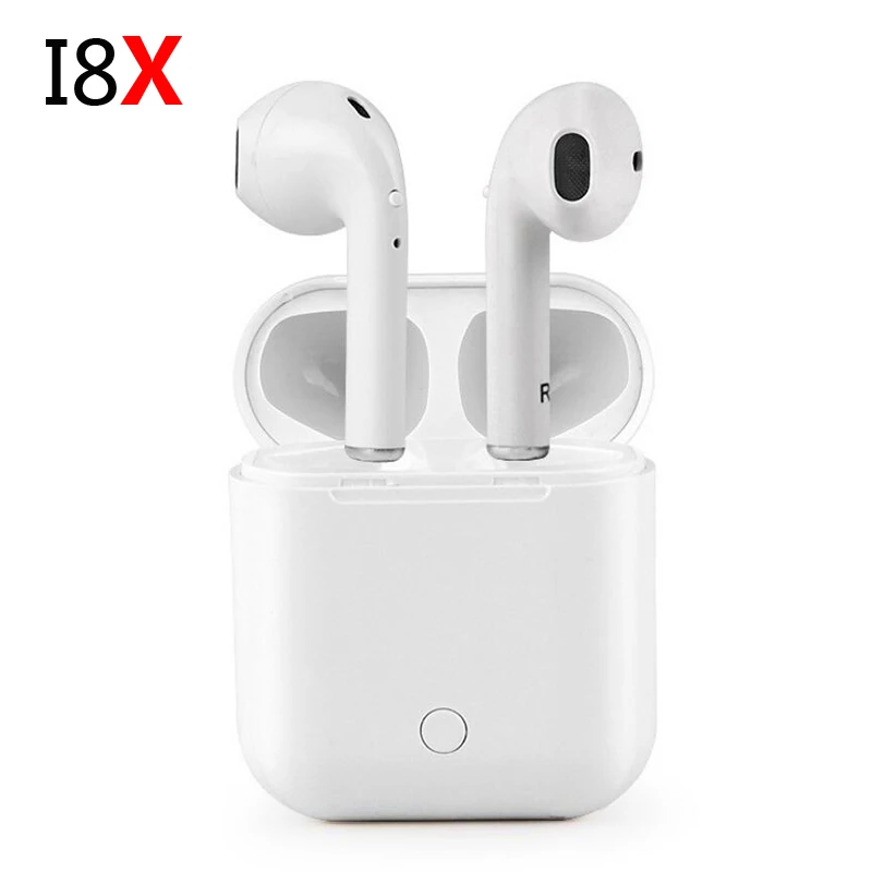 i8x Wireless earphones audifonos bluetooth headphones Stereo Ear pods earphones for apple iPhone X Xiaomi Air pods