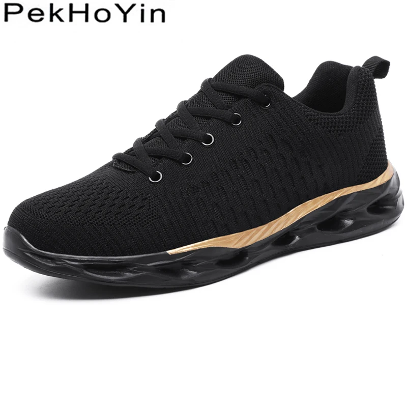 

2019 New Fashion Sneakers Light Breathable Soft Men Casual Shoes Zapatos Footwear Male Walking Shoes Men Outdoor Shoes Black Man
