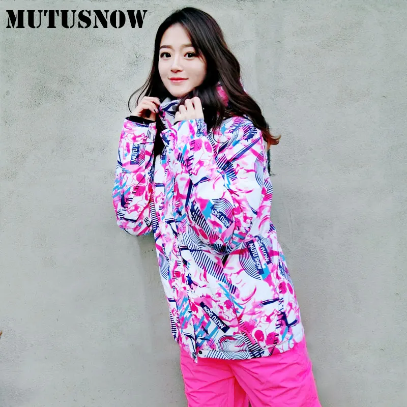 Ski Suits Women Winter Snow Suit Female Skiing and Snowboarding Clothes Windproof Waterproof Outdoor Ski Jackets and Pants Women