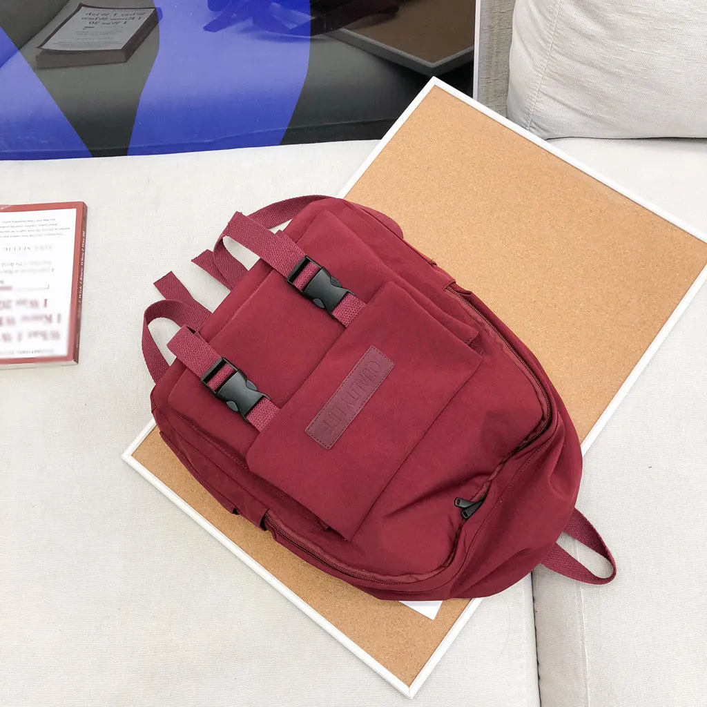OCARDIAN, новинка, модный Высококачественный чистый холщовый женский рюкзак, Женская вместительная повседневная школьная сумка, дропшиппинг 61222